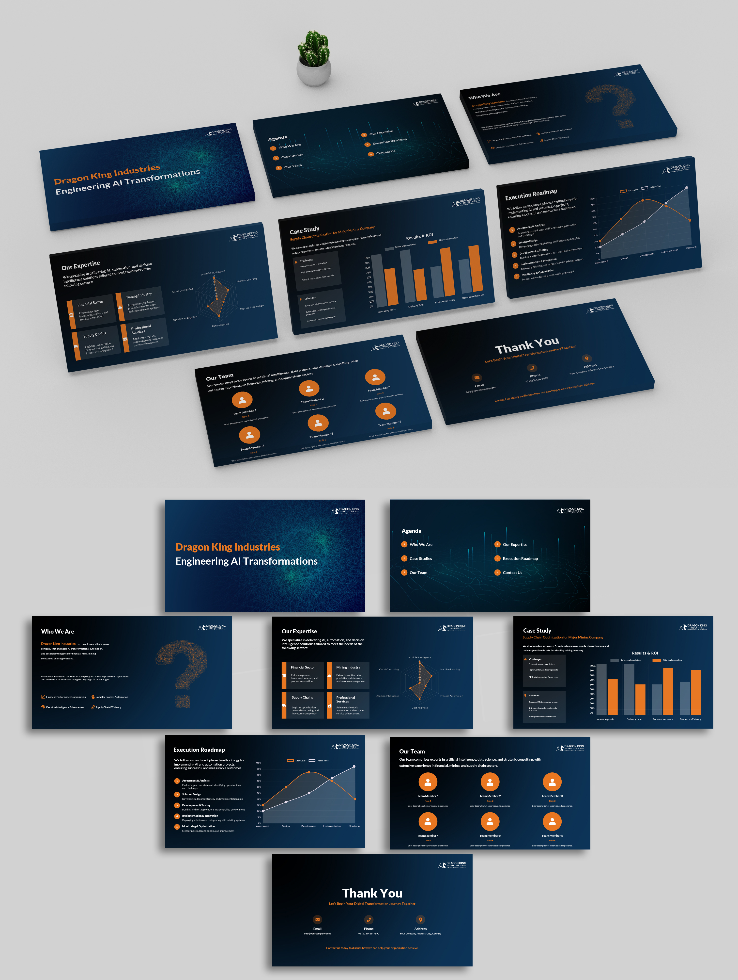PowerPoint Design by WDesigns for Dragon King Industries | Design #35955044
