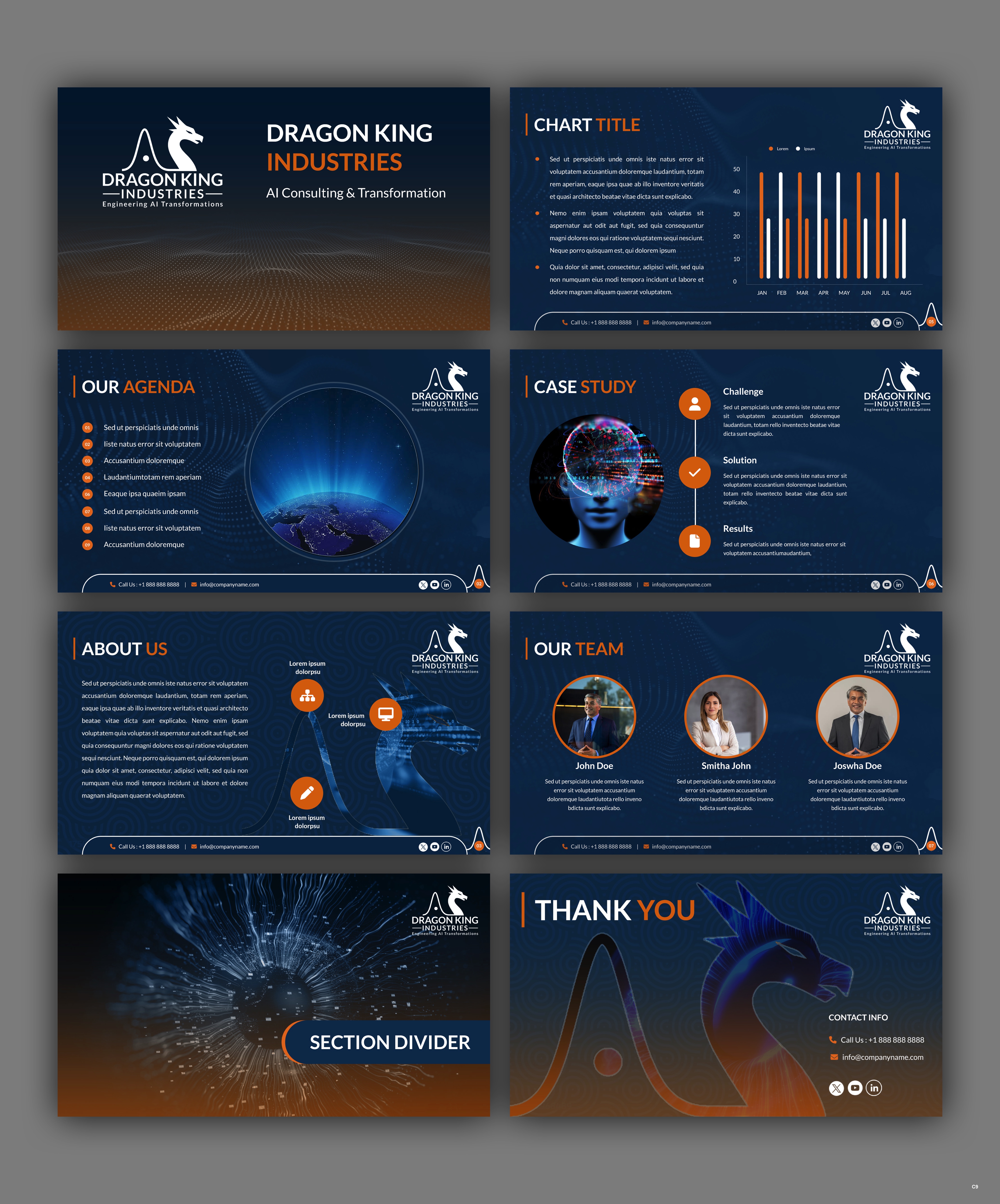 PowerPoint Design by pb for Dragon King Industries | Design #35951280