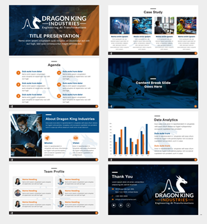 Diseño de PowerPoint por pb para Dragon King Industries | Diseño: #35951282