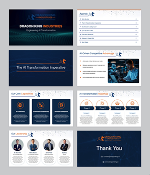 Diseño de PowerPoint por pb para Dragon King Industries | Diseño: #35951283