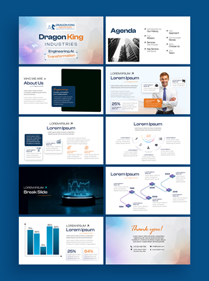 PowerPoint Design by Graphic Guy for Dragon King Industries | Design #35974167