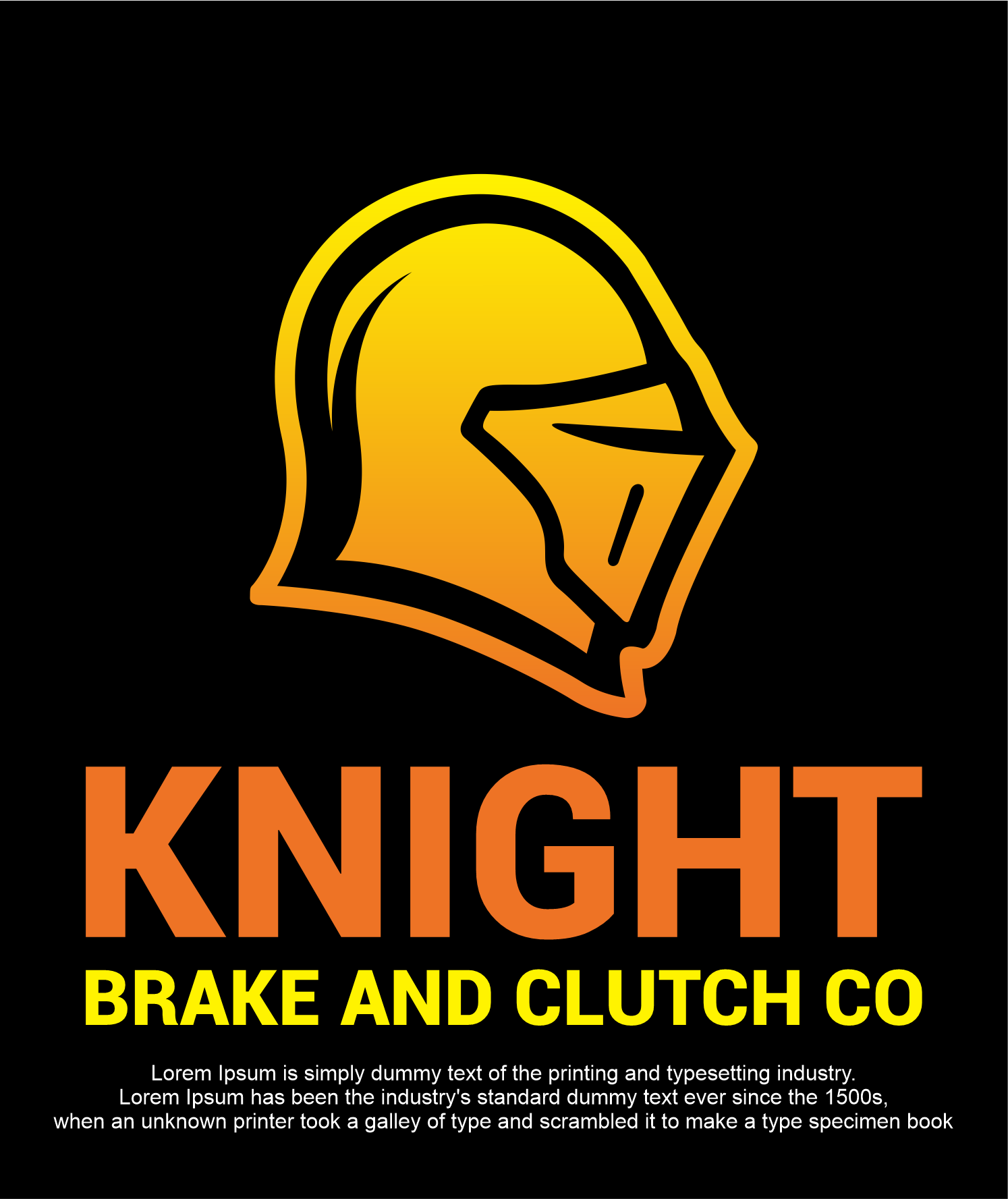 Logo Design by Eldmal for Knight Industrial Brake and Clutch Co. | Design #35946329