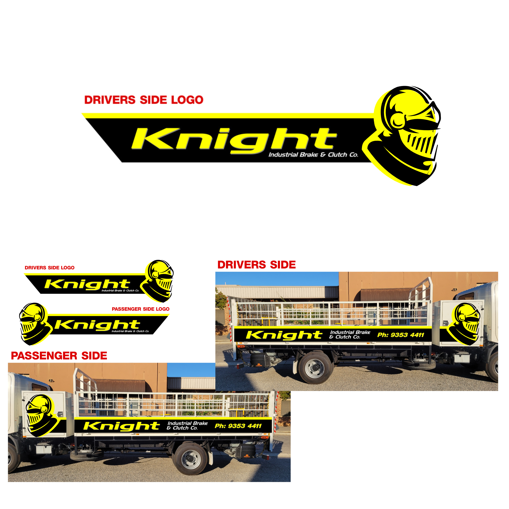 Logo Design by MasMasDesign for Knight Industrial Brake and Clutch Co. | Design #35950079