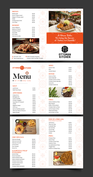 Diseño de Menú por Graphic Guy para este proyecto | Diseño: #36049064