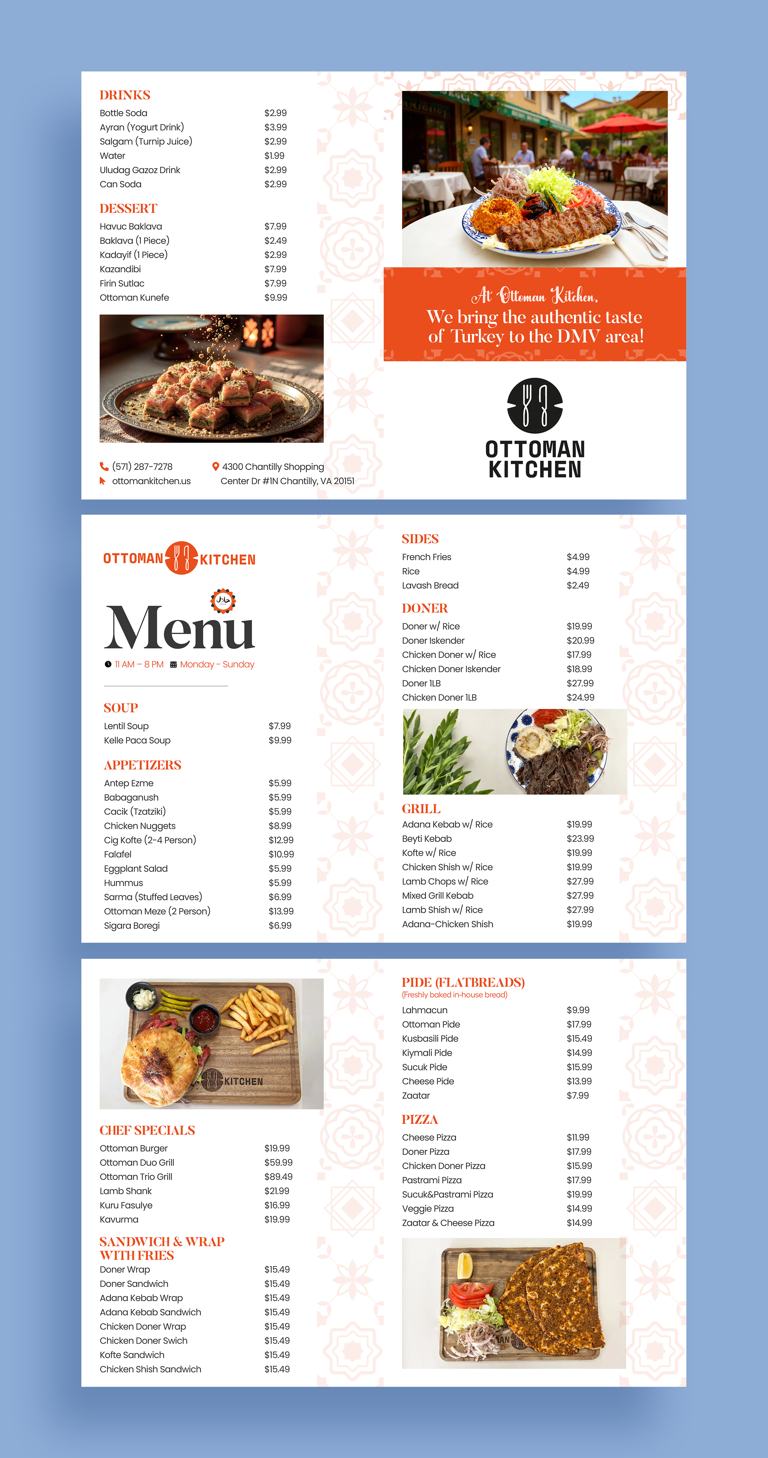 Menü-Design von Graphic Guy für dieses Projekt | Design #36061055