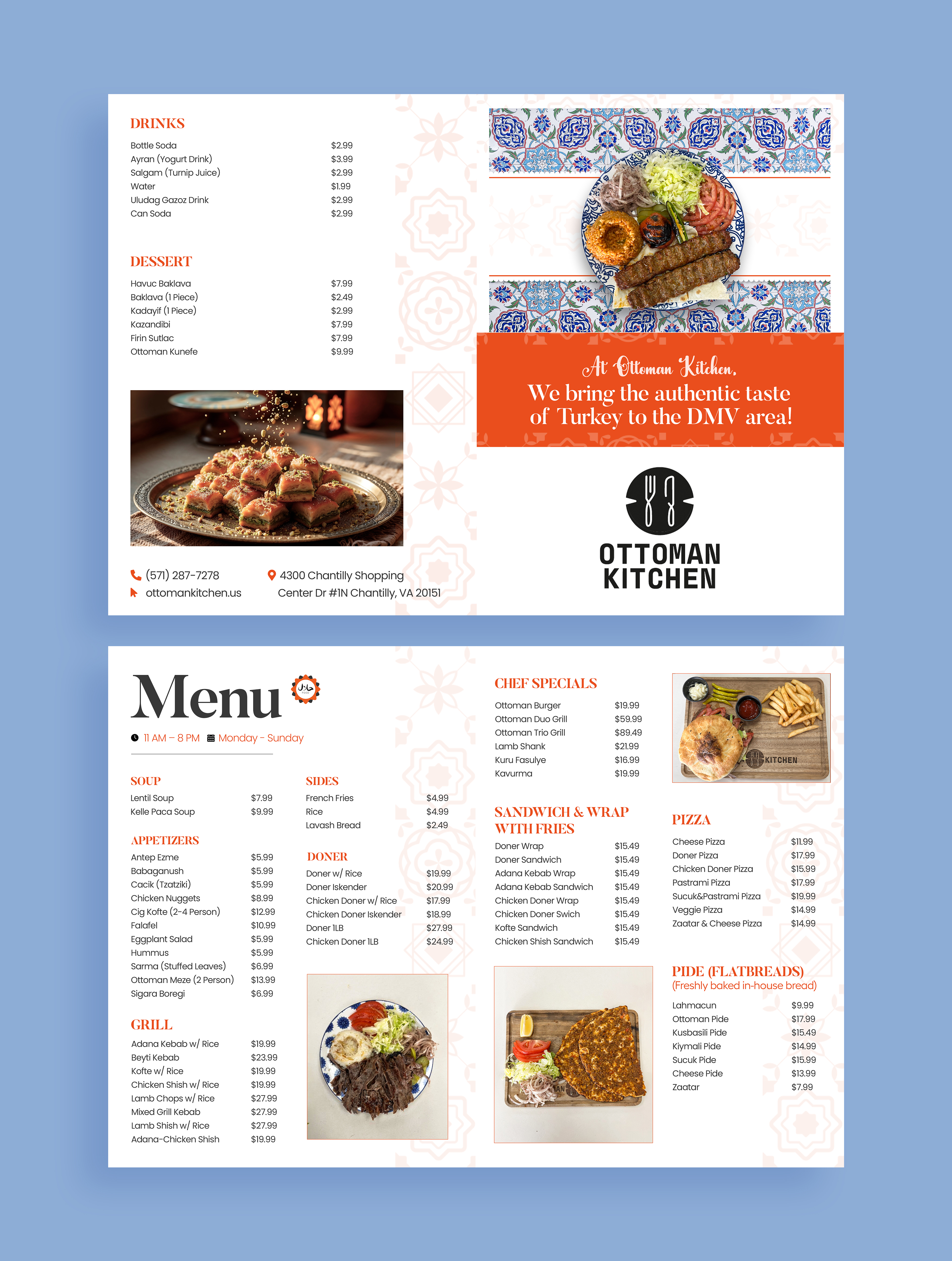 Menu Design by Graphic Guy for this project | Design #36145030