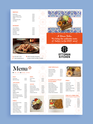 Menu Design by Graphic Guy for this project | Design: #36145030