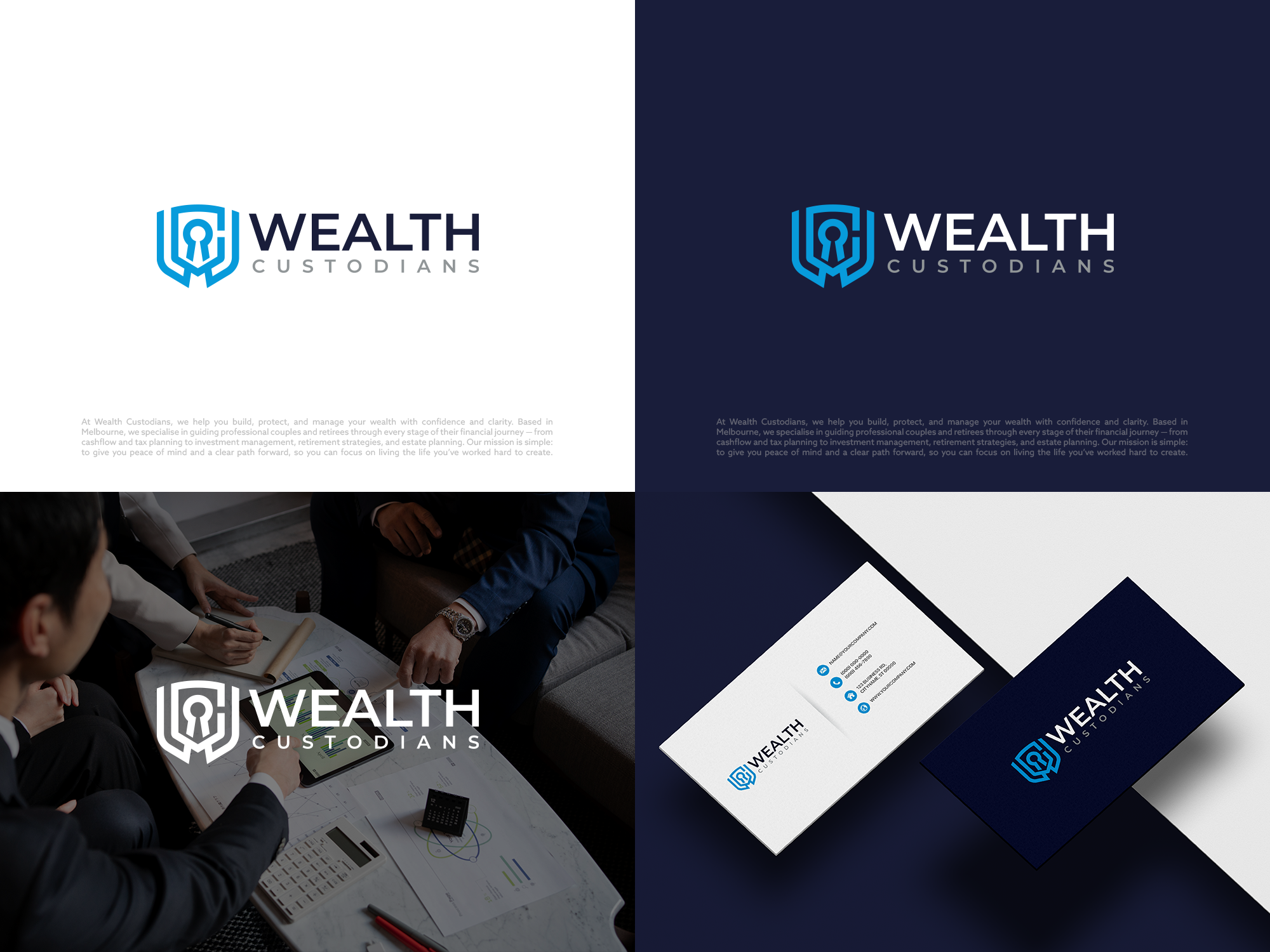 Logo Design by COLOUR CREATIVE for Wealth Custodians | Design #35978805