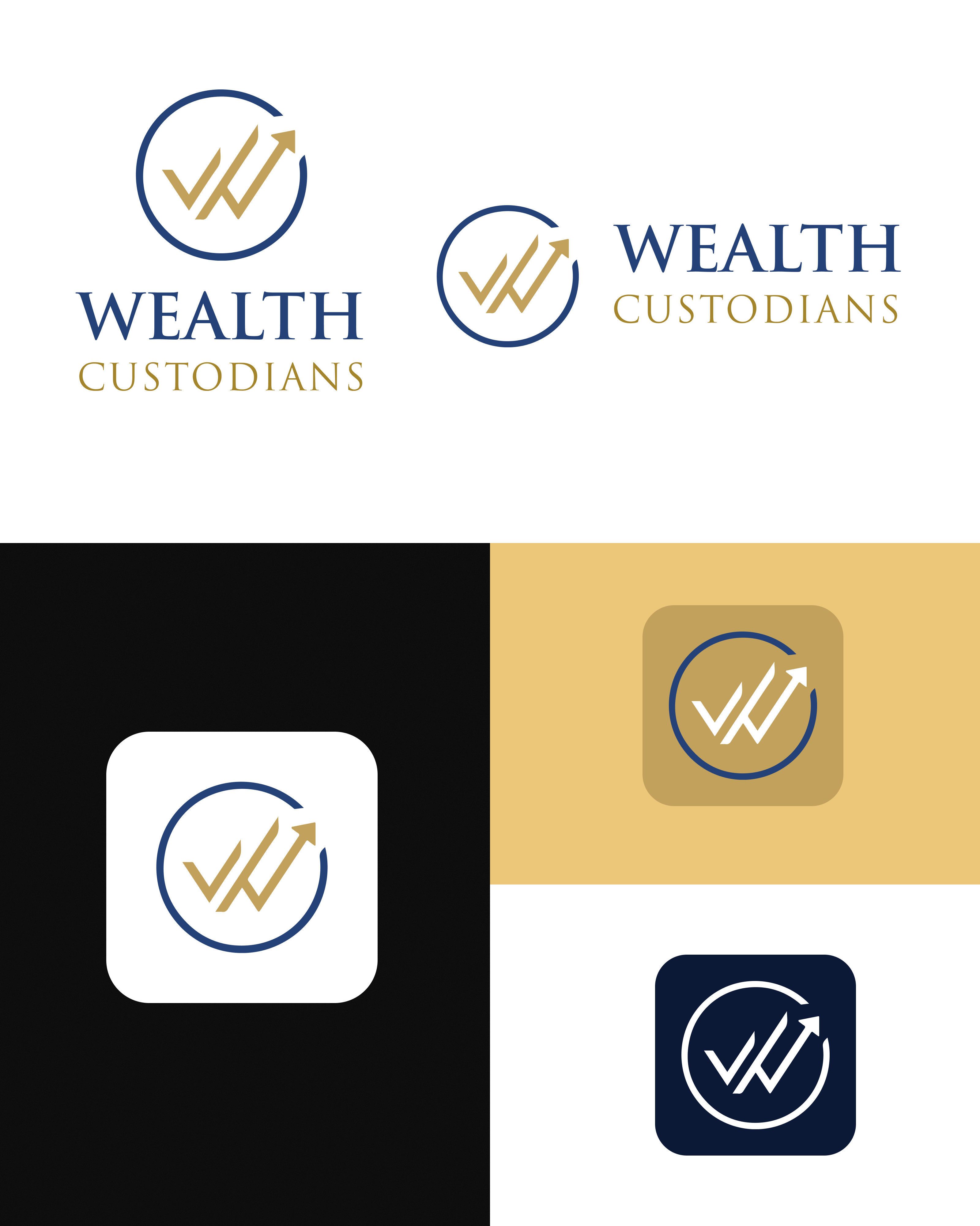 Logo Design by AAA Studio for Wealth Custodians | Design #35951428