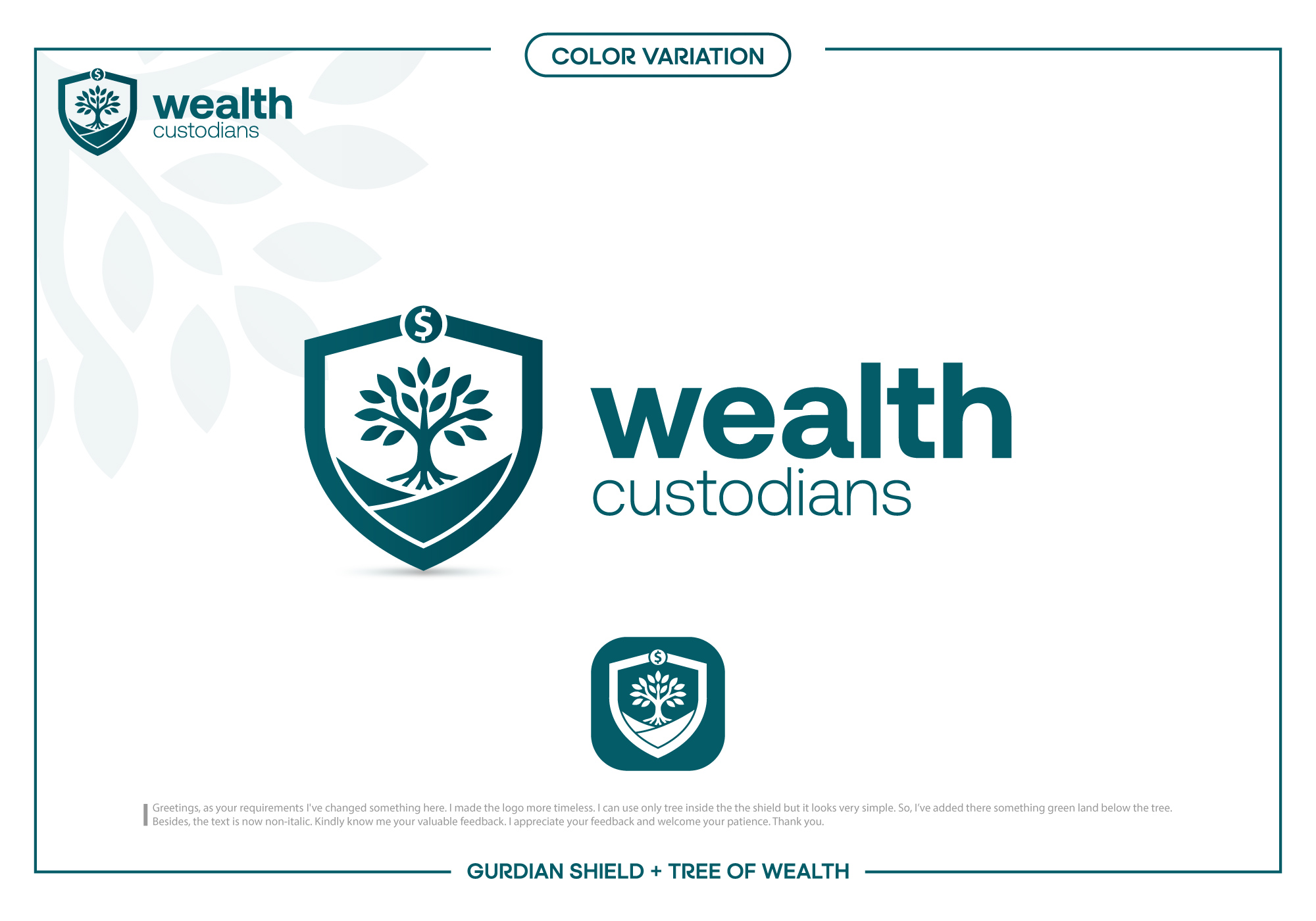 Logo Design by Faizullah65 for Wealth Custodians | Design #35958051