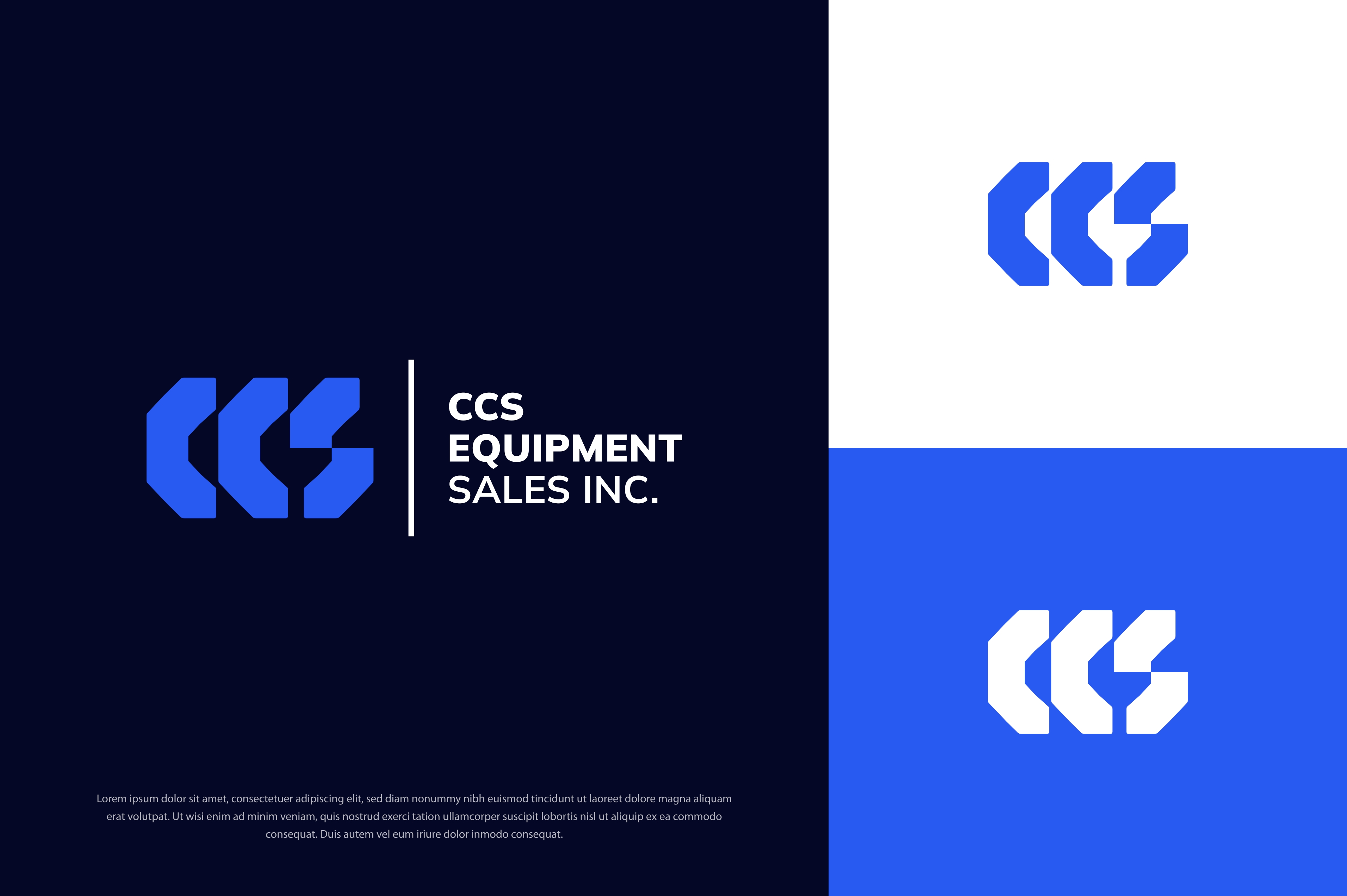Diseño de Logo por Dotlash para CCS Equipment Sales, Inc. | Diseño #35996415