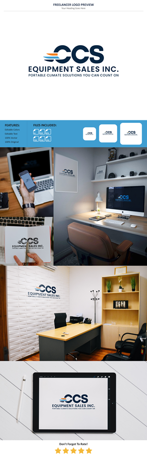 Logo Design by VectorForge for CCS Equipment Sales, Inc. | Design: #35957069