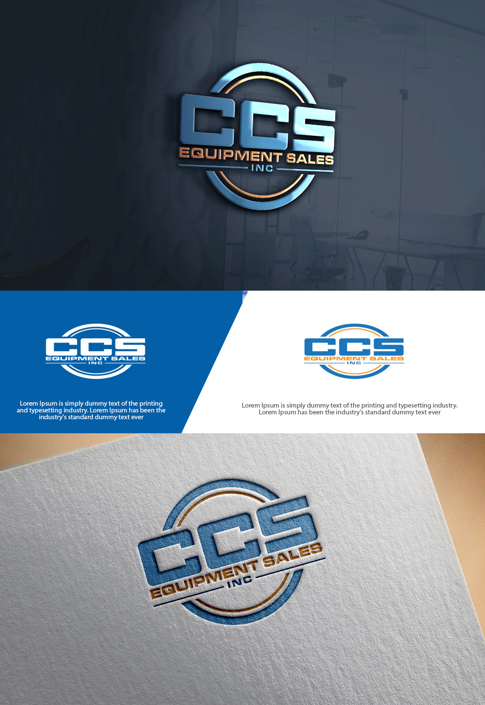 Logo Design by sulemani  creation for CCS Equipment Sales, Inc. | Design #35957292