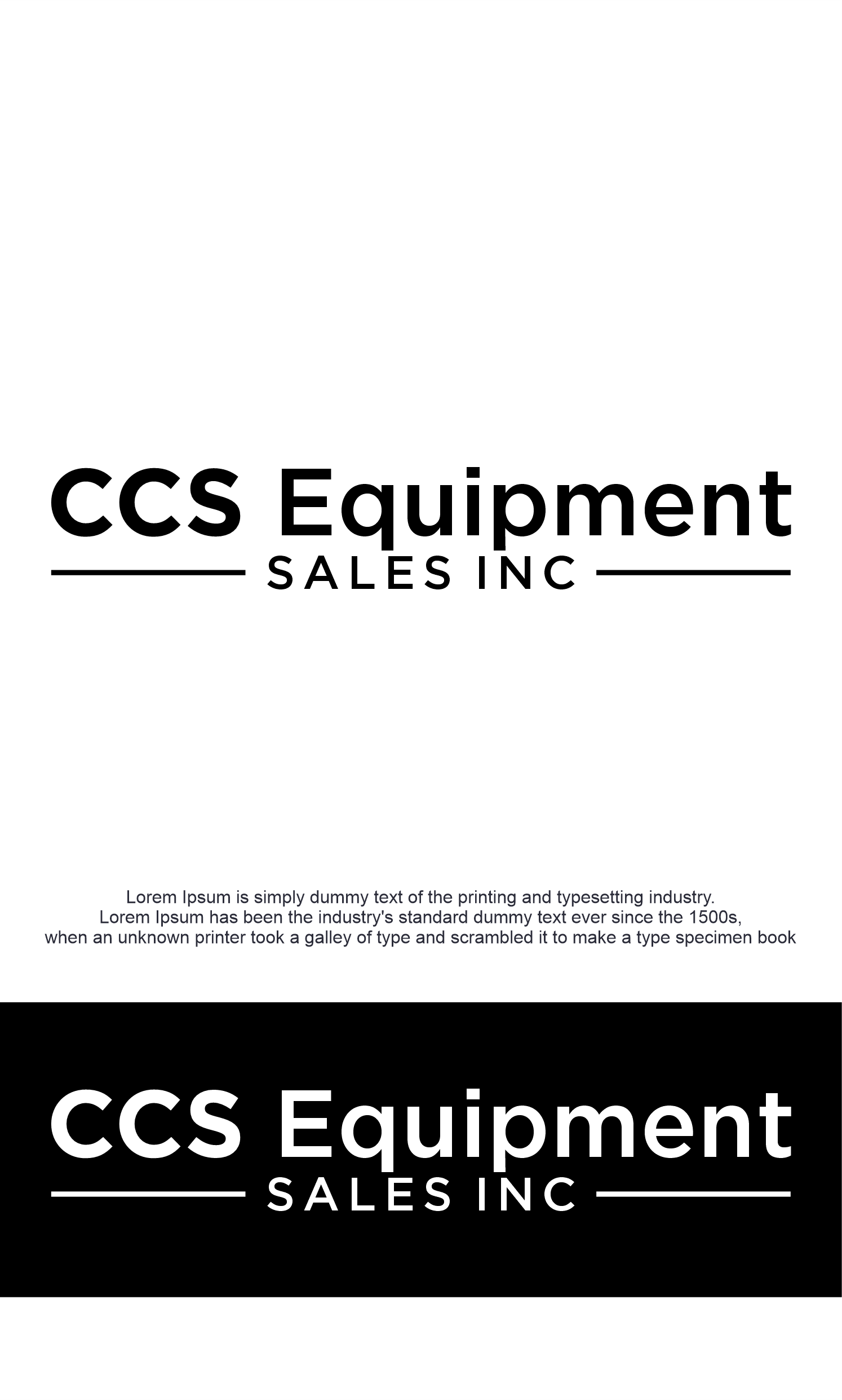 Logo Design by Abigaill_design for CCS Equipment Sales, Inc. | Design #35953043