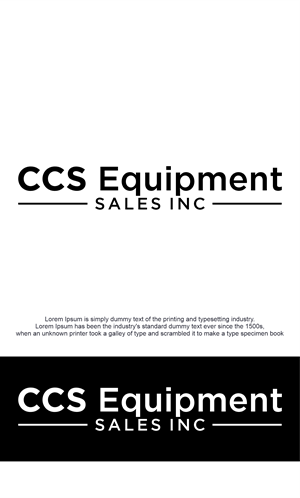 Logo Design by Abigaill_design for CCS Equipment Sales, Inc. | Design: #35953043
