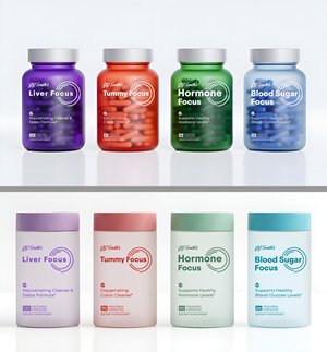 Supplement Rebranding Bottle Design