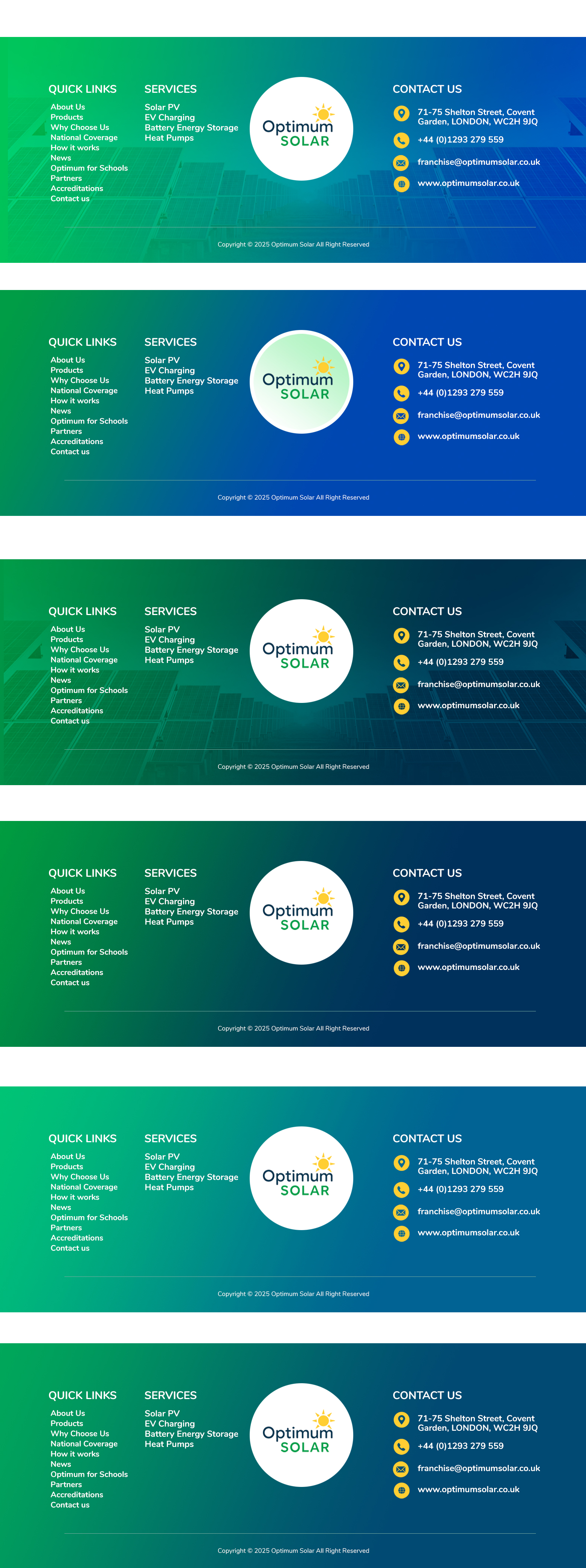 Web Design by Blue Sparrow for Optimum Solar International | Design #36121286