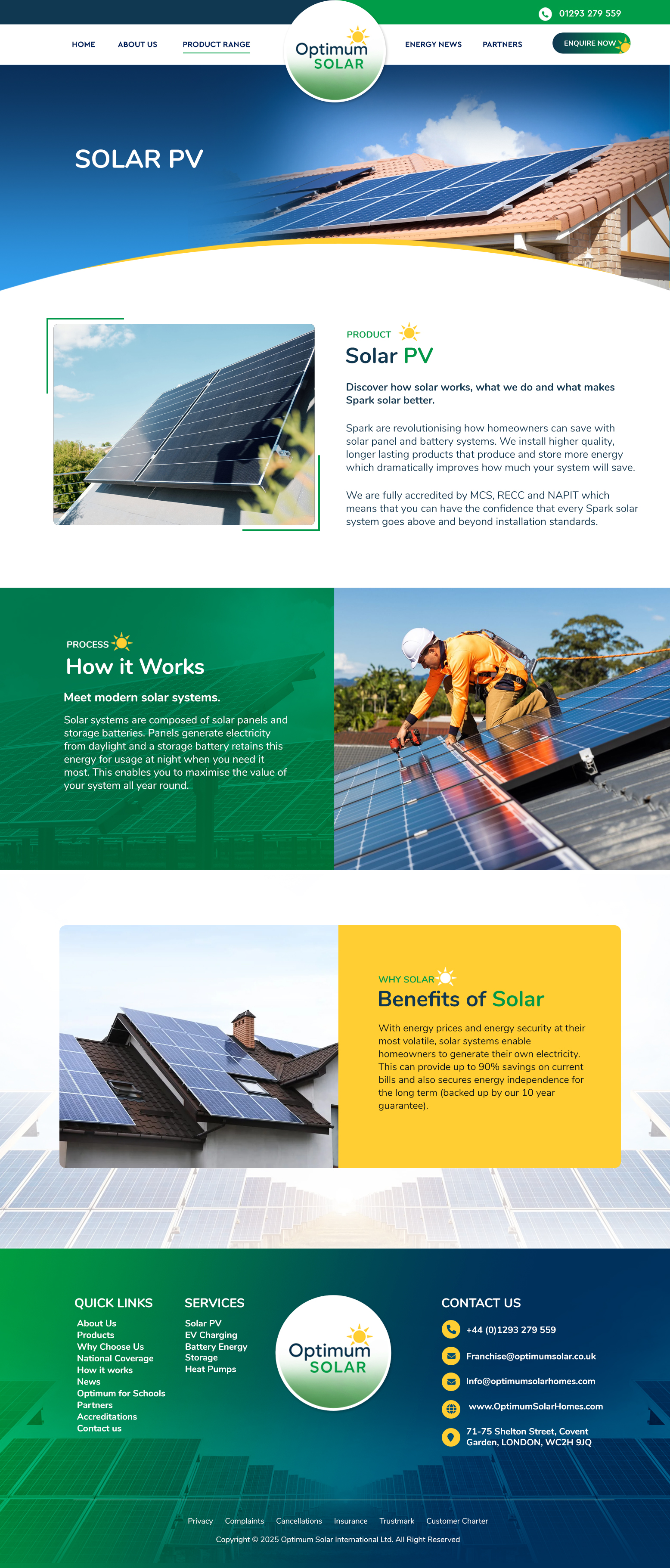 Diseño Web por Blue Sparrow para Optimum Solar International | Diseño #36168610