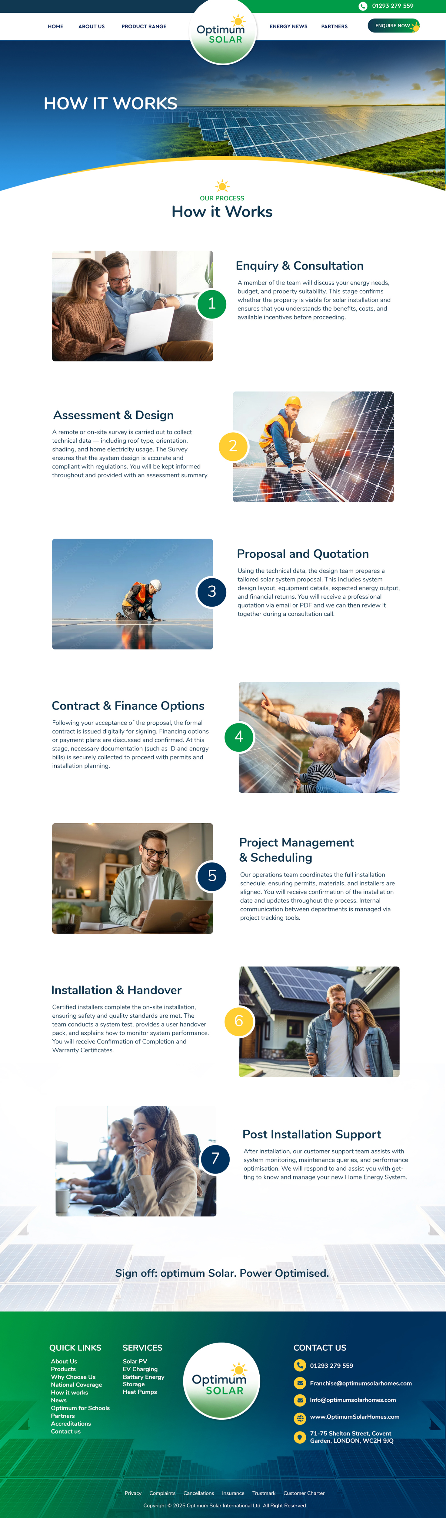 Web Design by Blue Sparrow for Optimum Solar International | Design #36253107