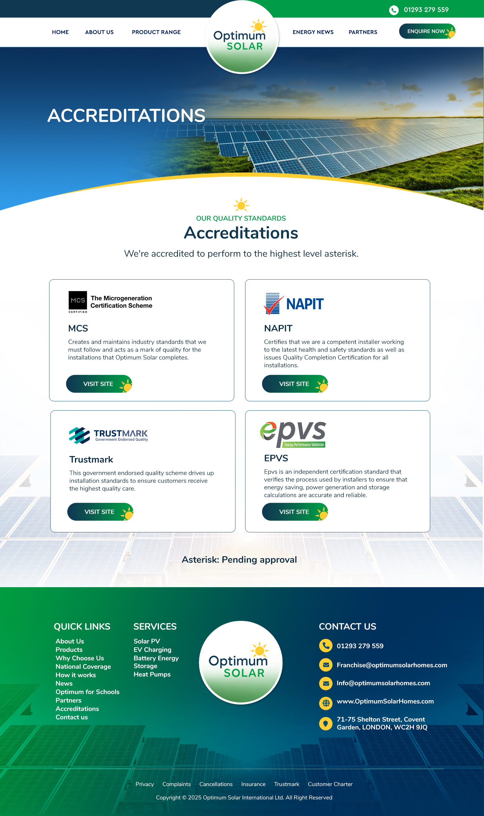 Web Design by Blue Sparrow for Optimum Solar International | Design #36287654