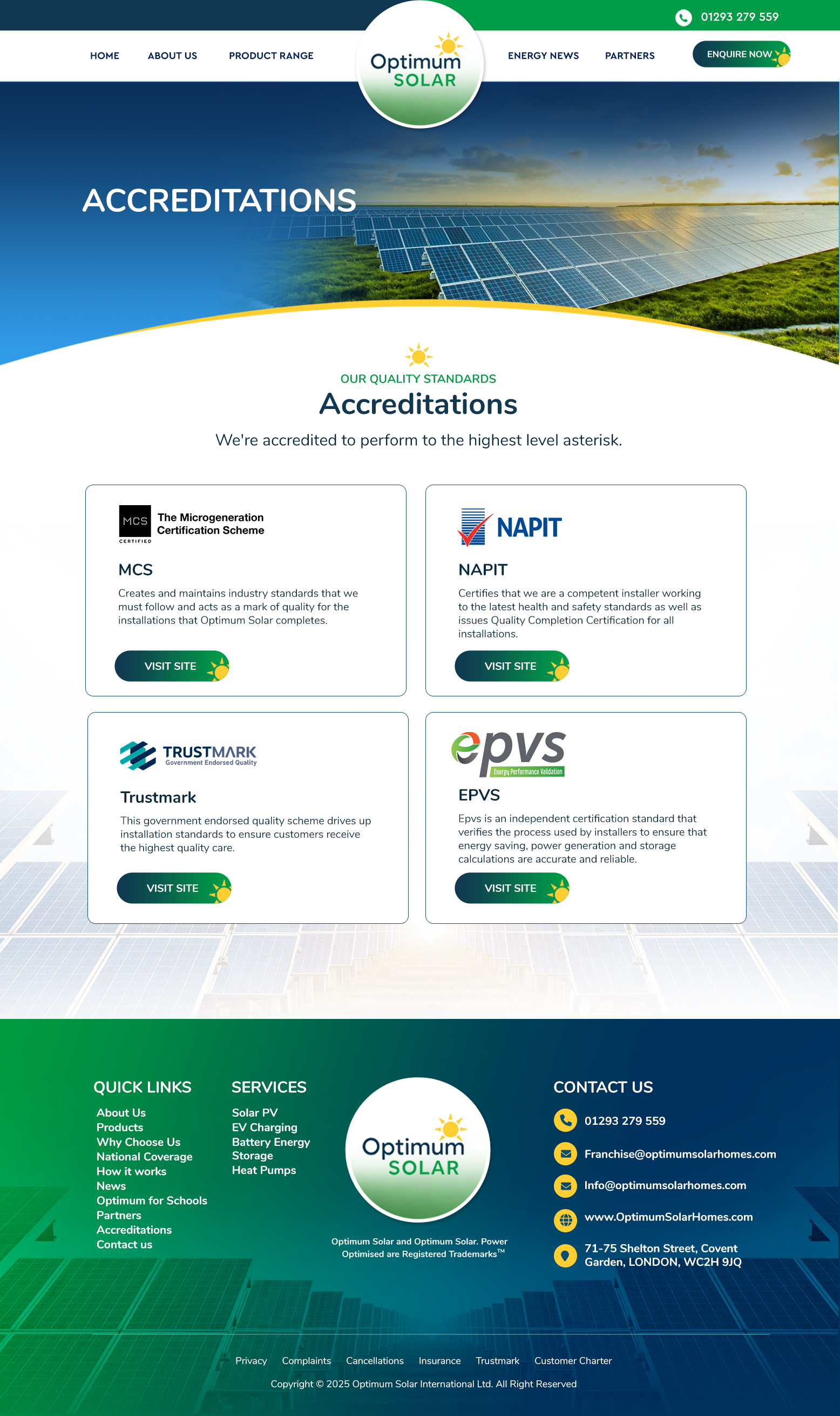 Web Design by Blue Sparrow for Optimum Solar International | Design #36425718