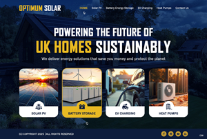 Web Design by pb for Optimum Solar International | Design: #35957091