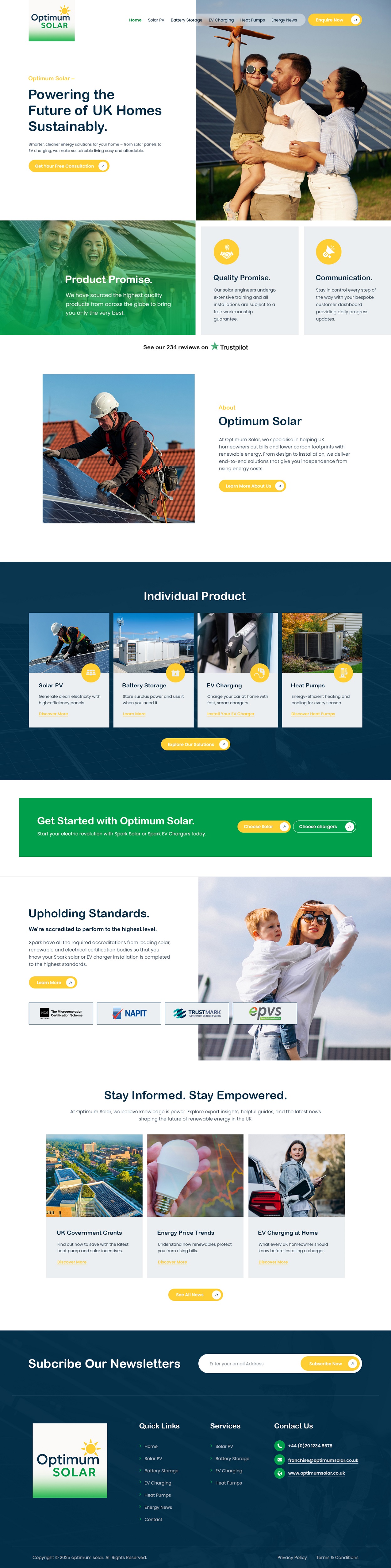 Web Design by nzdesigners for Optimum Solar International | Design #35969288