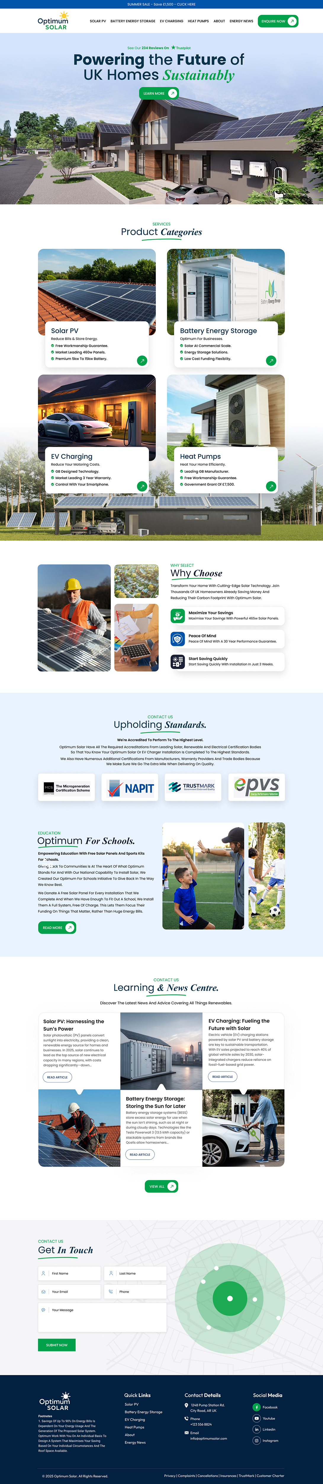 Diseño Web por hav@tech para Optimum Solar International | Diseño #36042579