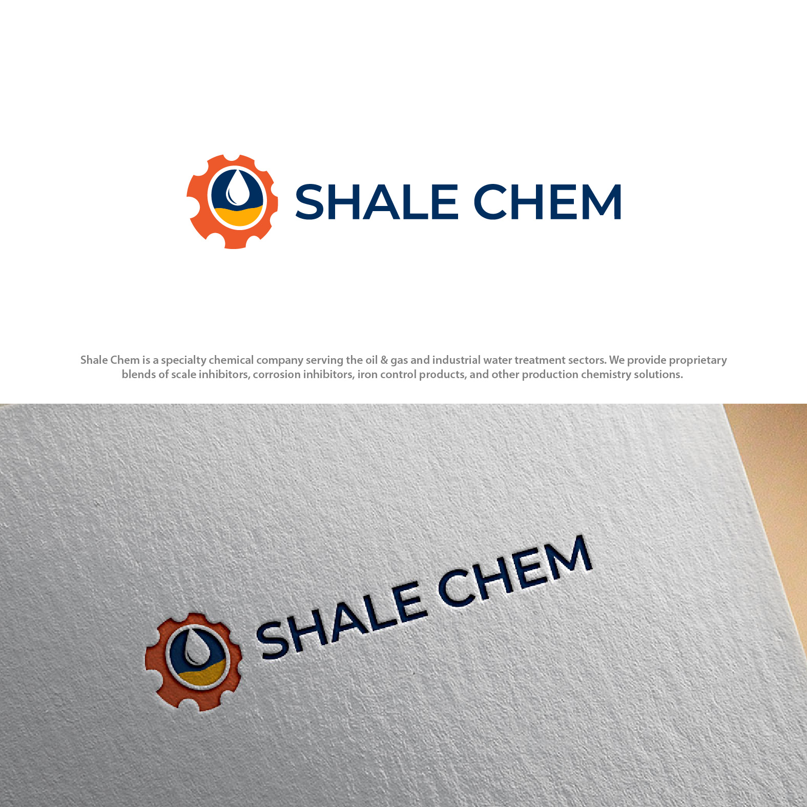 Diseño de Logo por 4tech services para Shale Chem | Diseño #35957876