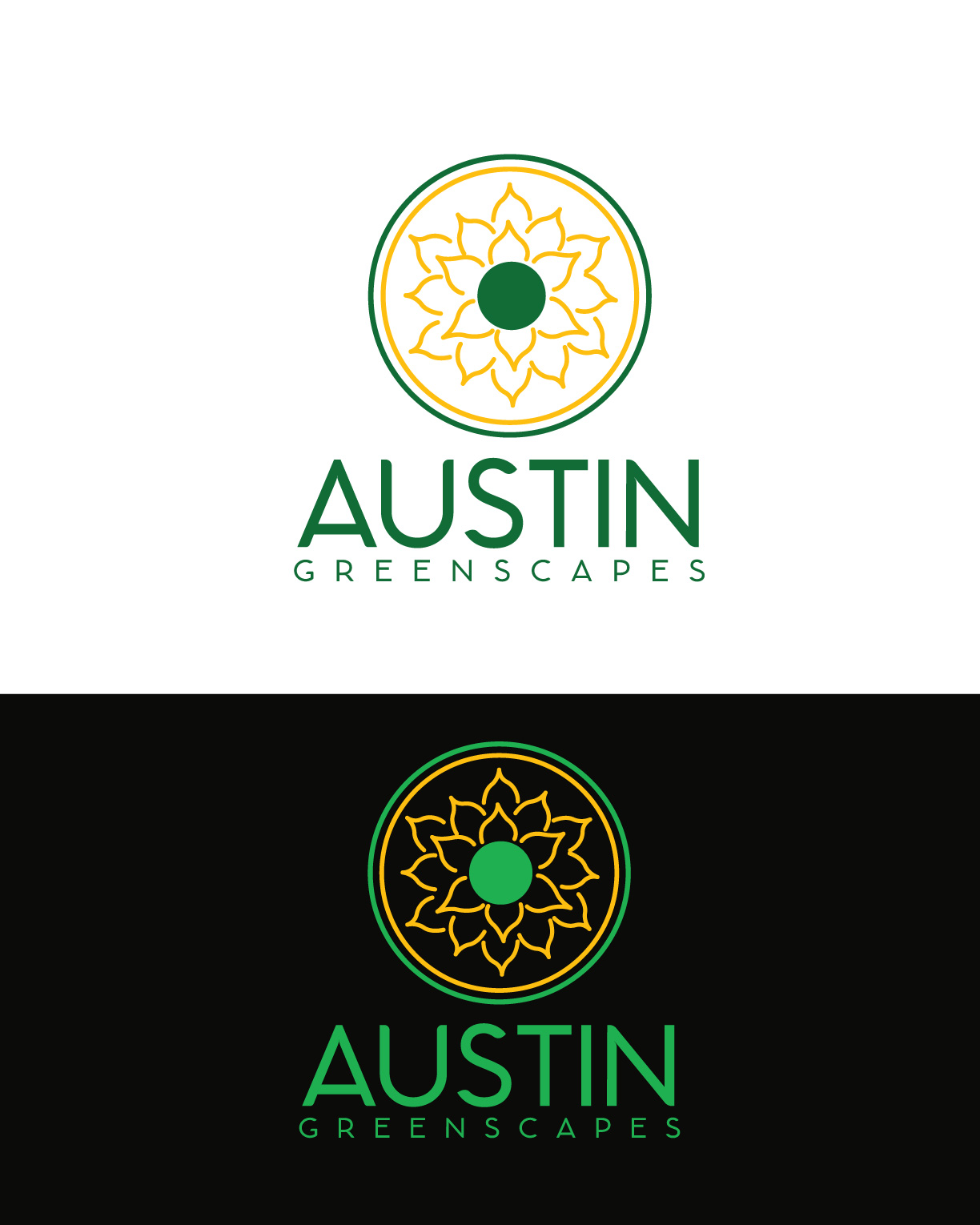 Logo Design by Revolt Team for Austin Greenscapes | Design #35965800