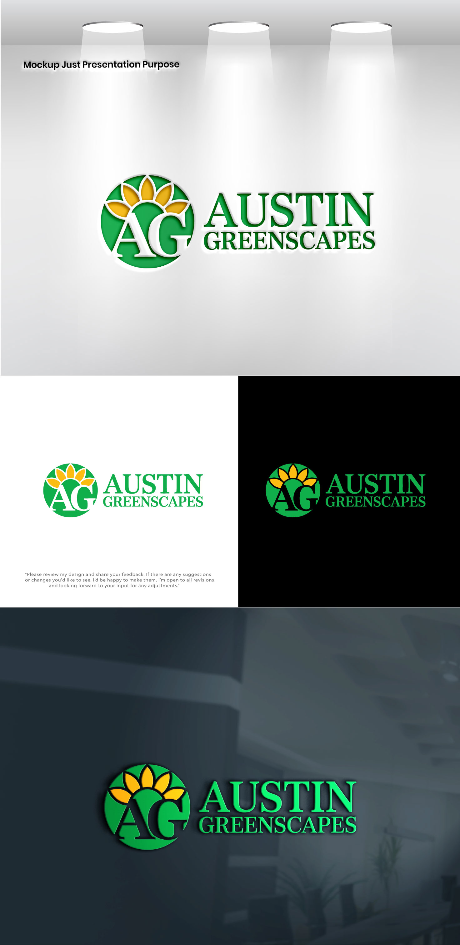 Logo Design by VectorForge for Austin Greenscapes | Design #35968107