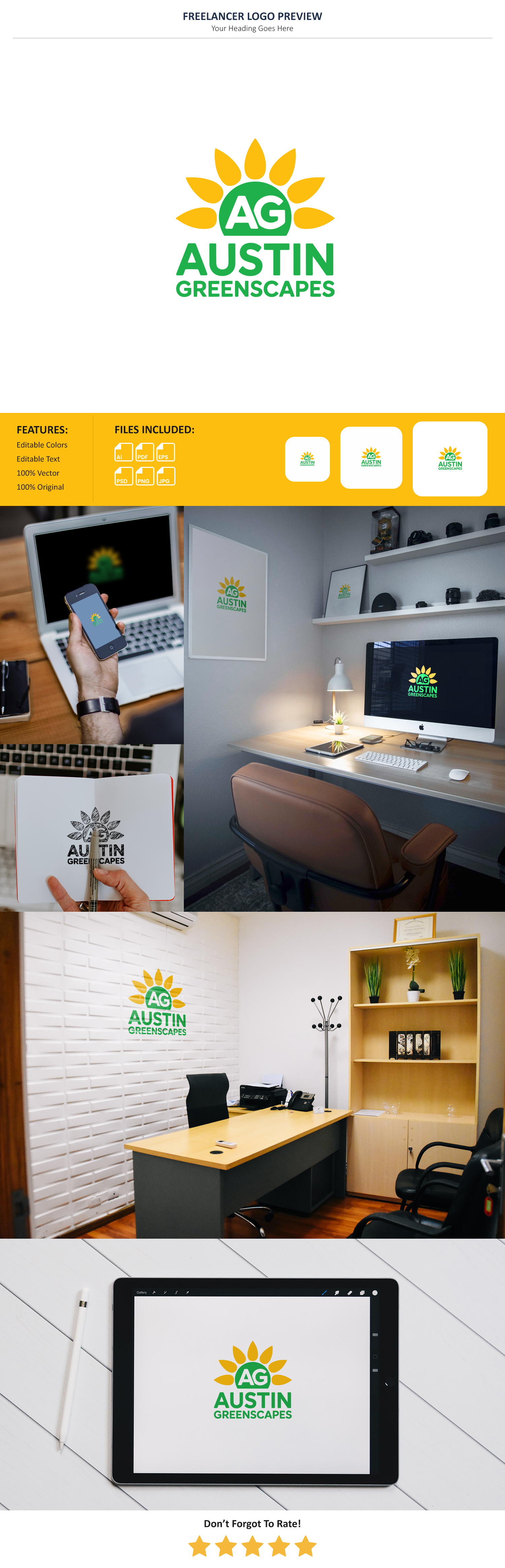 Diseño de Logo por VectorForge para Austin Greenscapes | Diseño #35968108