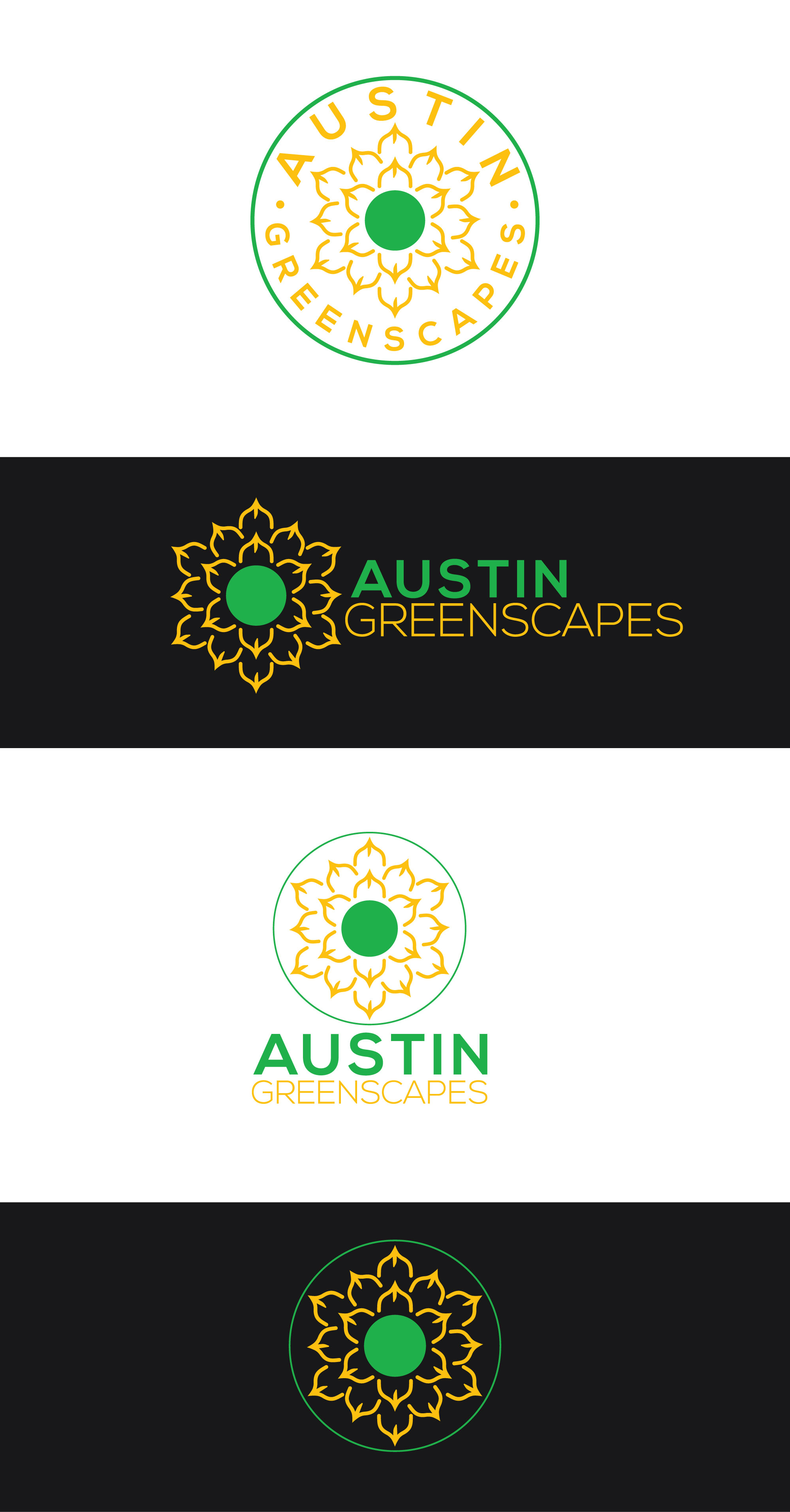 Logo Design by Helen. for Austin Greenscapes | Design #35966766