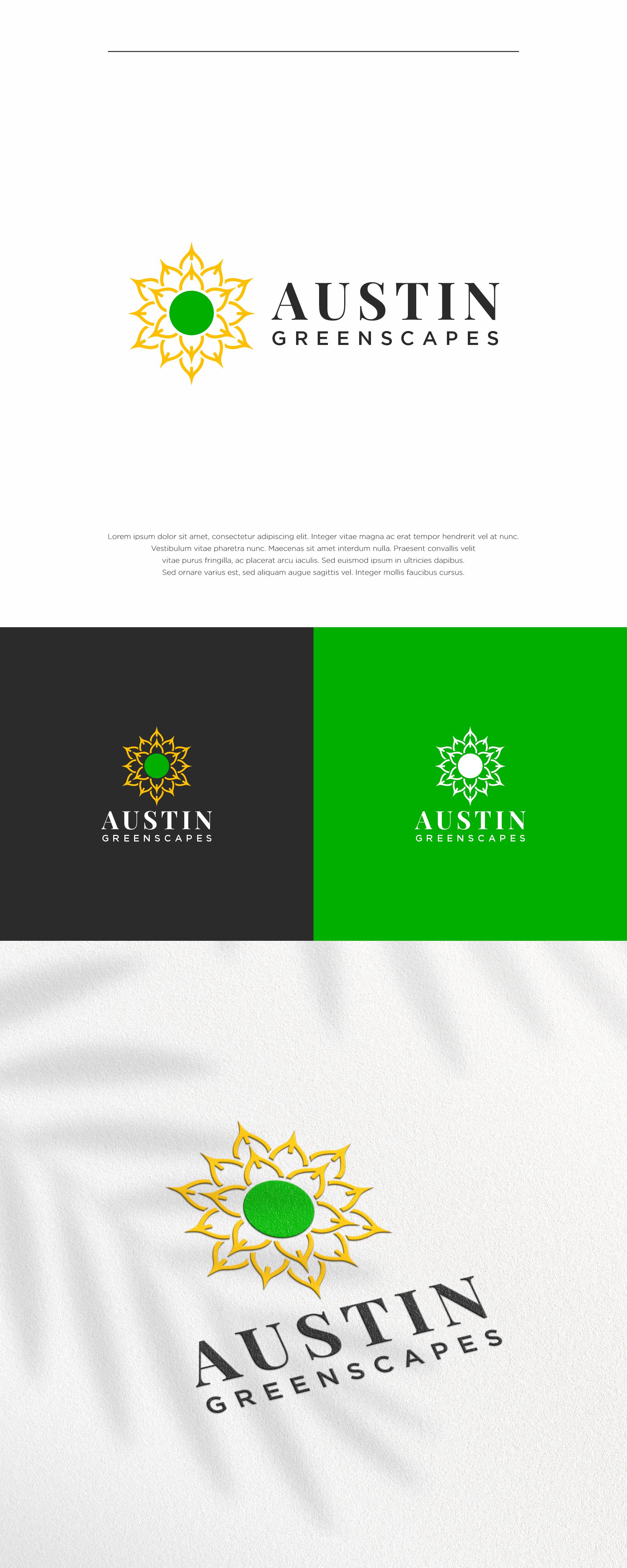 Logo Design by Irfan Renaldi for Austin Greenscapes | Design #35983595