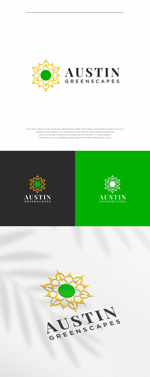 Logo Design by Irfan Renaldi for Austin Greenscapes | Design #35983595