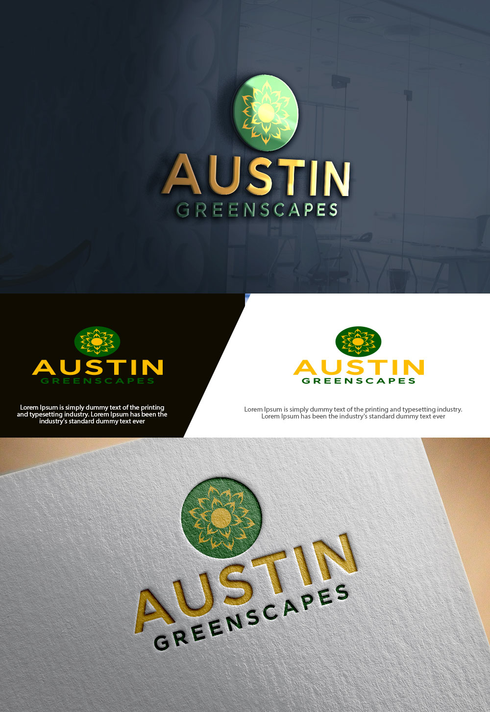 Logo-Design von sulemani  creation für Austin Greenscapes | Design #35966697