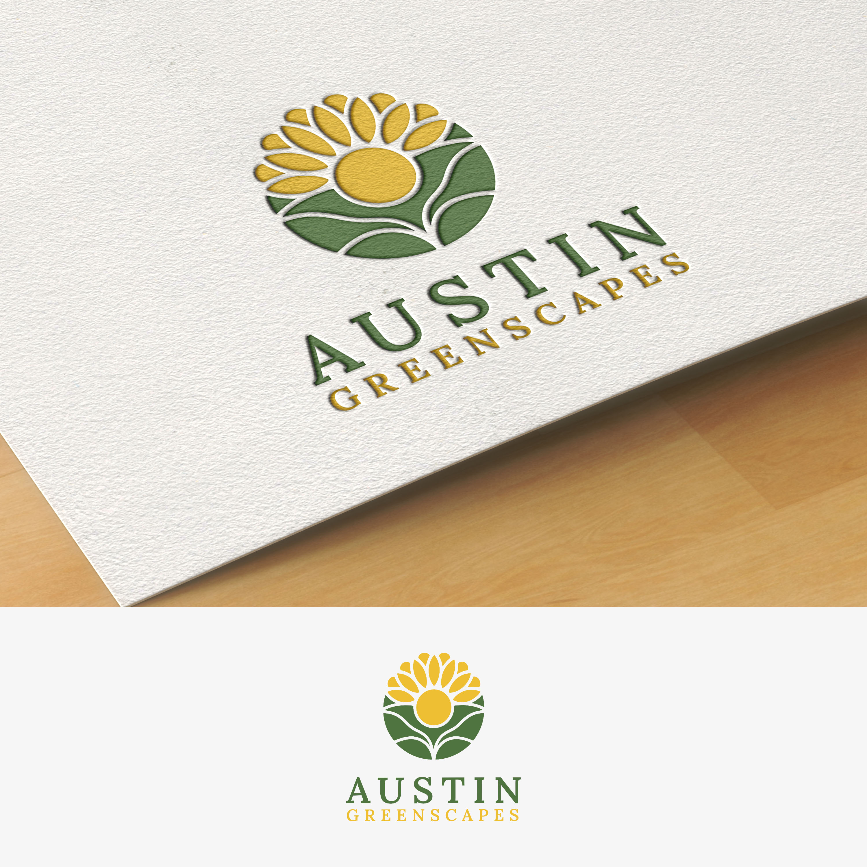 Logo Design by -ACE- for Austin Greenscapes | Design #35964641