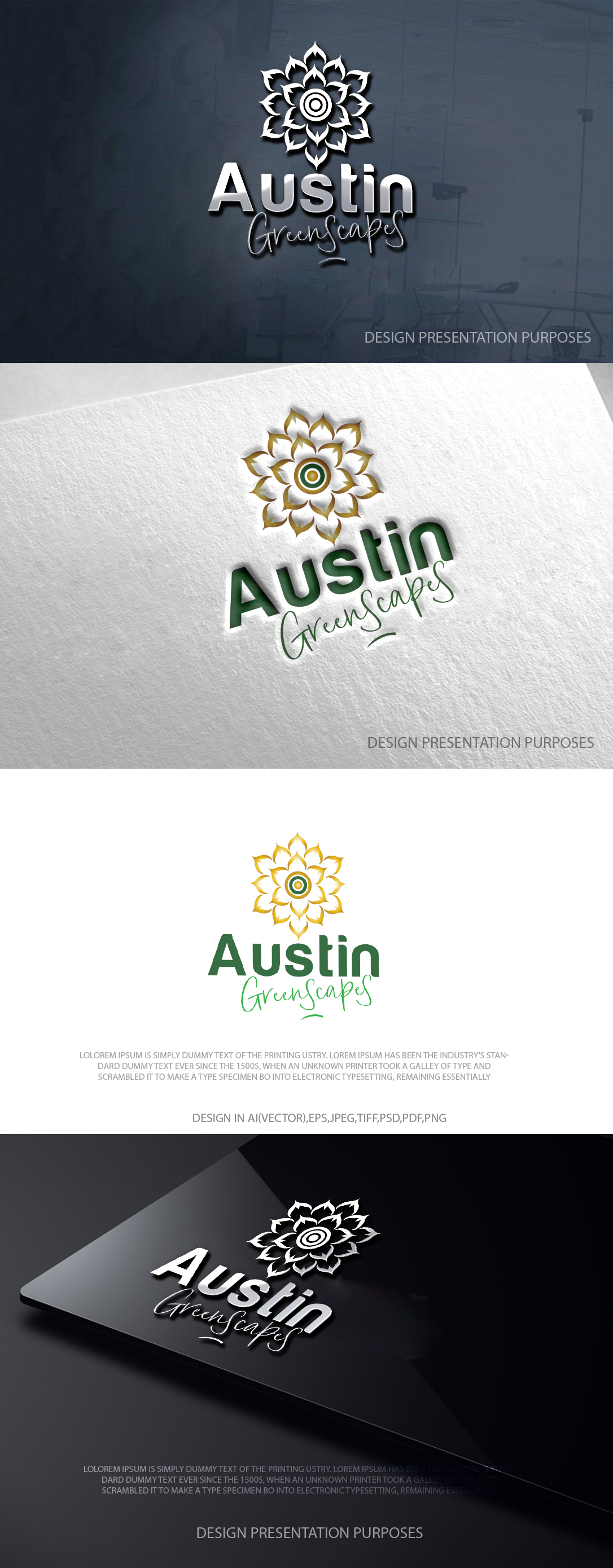Logo Design by zebronicgraphic for Austin Greenscapes | Design #35965785
