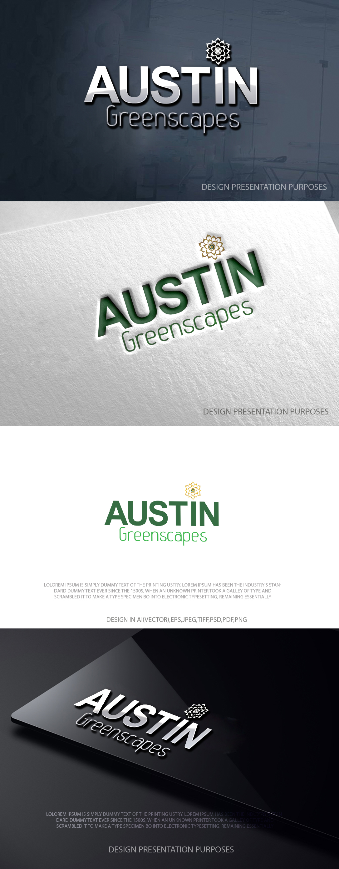 Logo Design by zebronicgraphic for Austin Greenscapes | Design #35965786