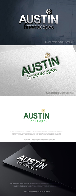 Logo Design by zebronicgraphic for Austin Greenscapes | Design: #35965786