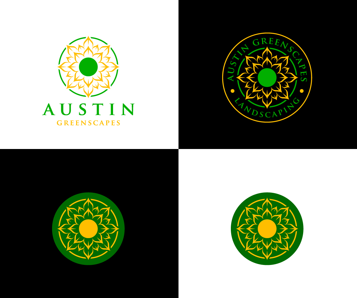 Logo Design by step forward 2 for Austin Greenscapes | Design #35963914