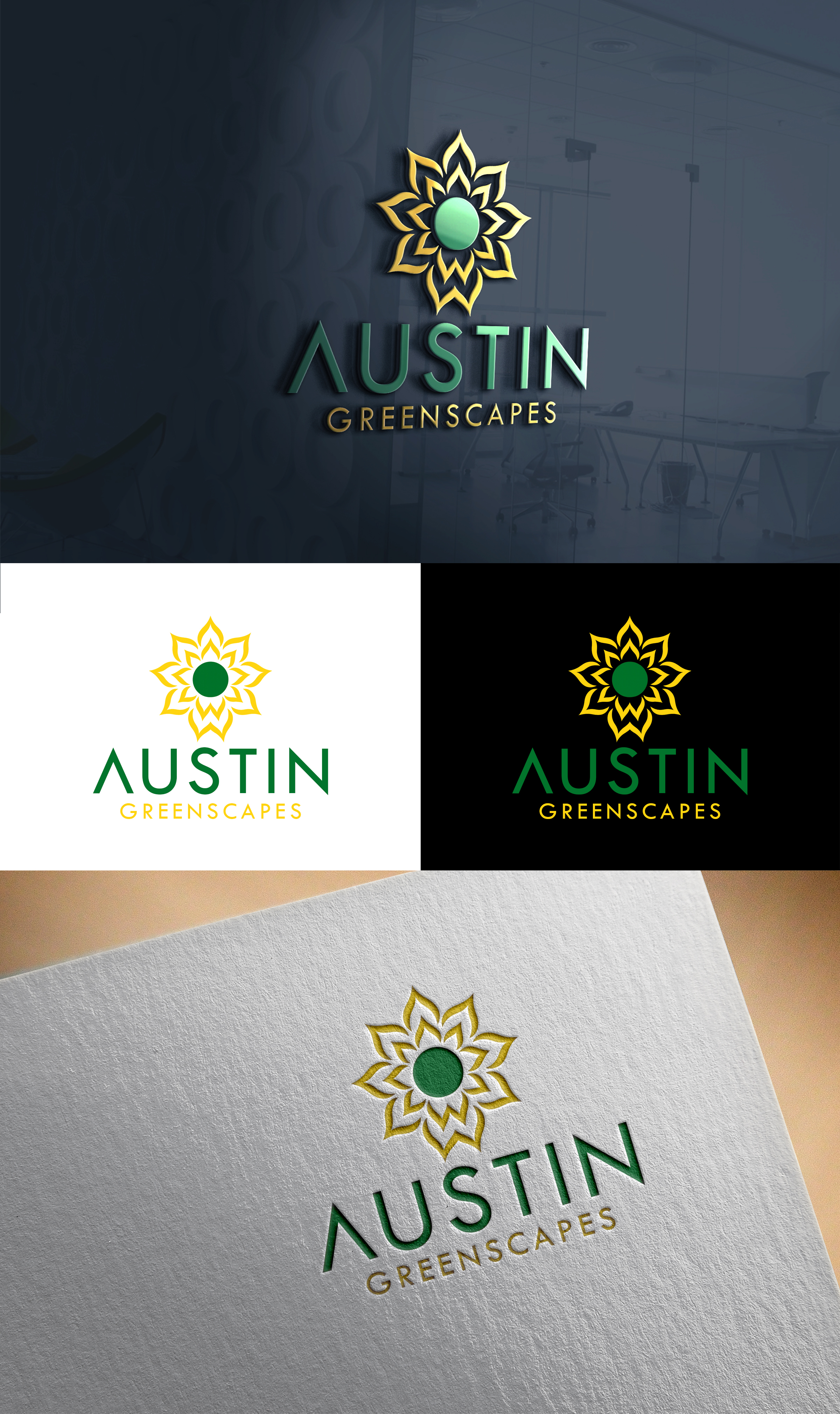 Logo Design by Soonia for Austin Greenscapes | Design #35967163