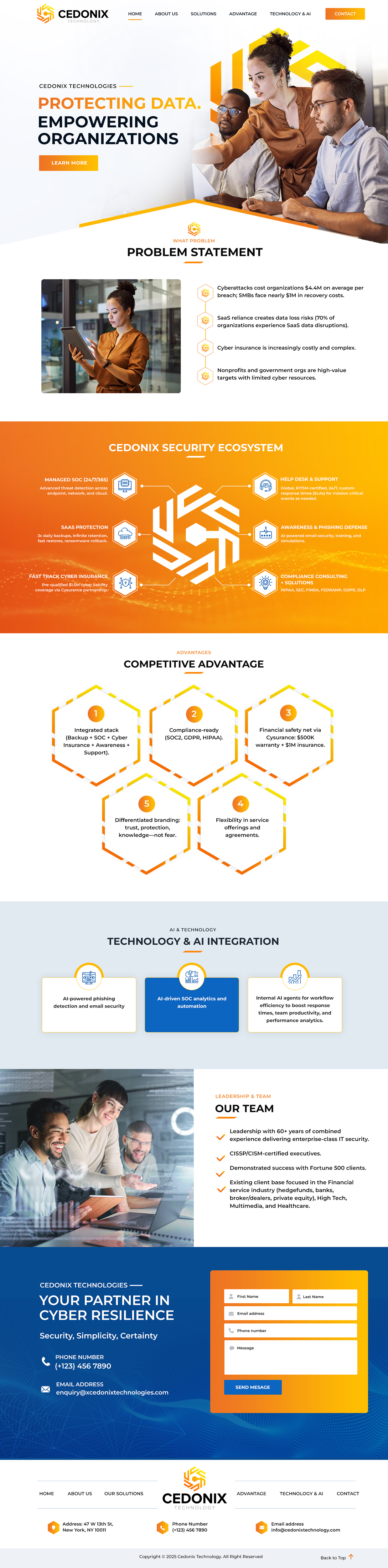 Web-Design von Blue Sparrow für Cedonix, LLC | Design #35986663