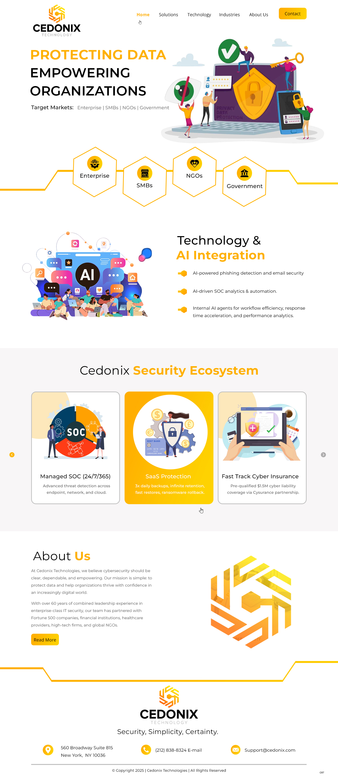 Web-Design von pb für Cedonix, LLC | Design #35985296