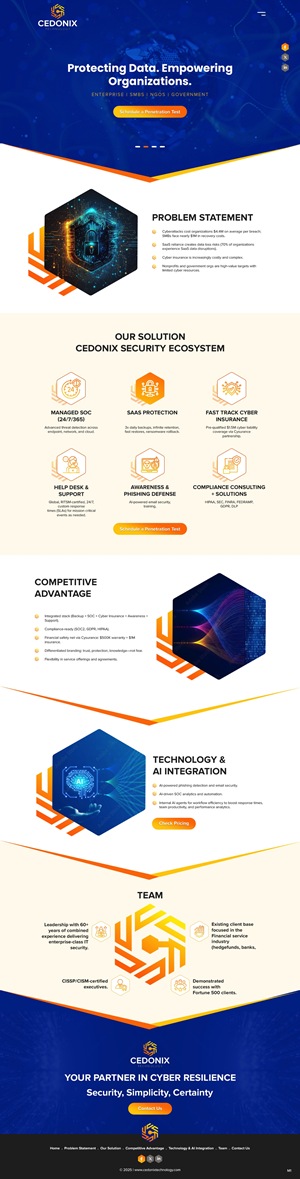 Web-Design von pb für Cedonix, LLC | Design: #35985311