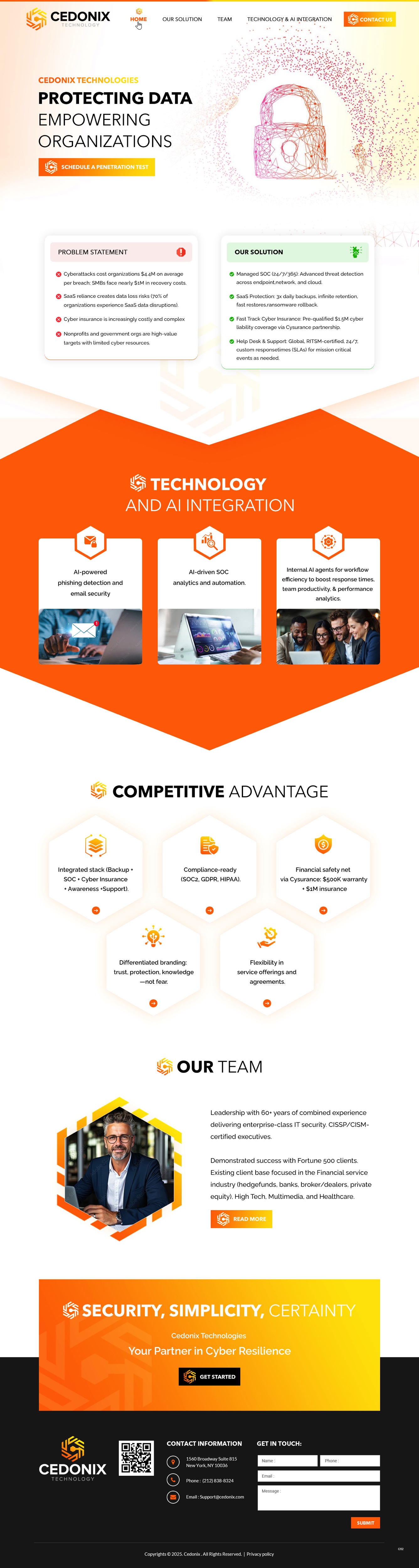 Web Design by pb for Cedonix, LLC | Design #35985315