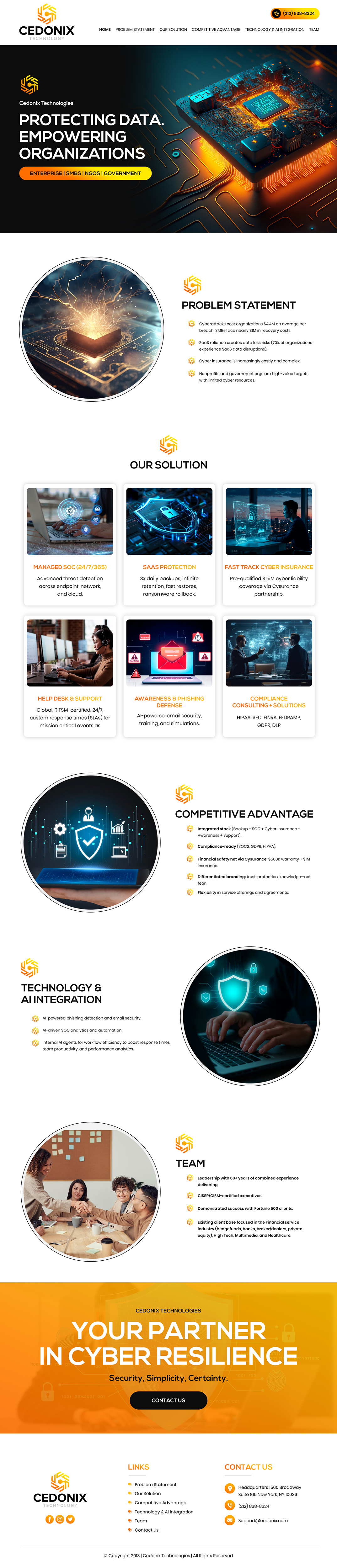 Web Design par Creations Box 2015 pour Cedonix, LLC | Design #35986062