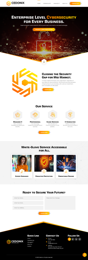 Web-Design von nzdesigners für Cedonix, LLC | Design: #35979733