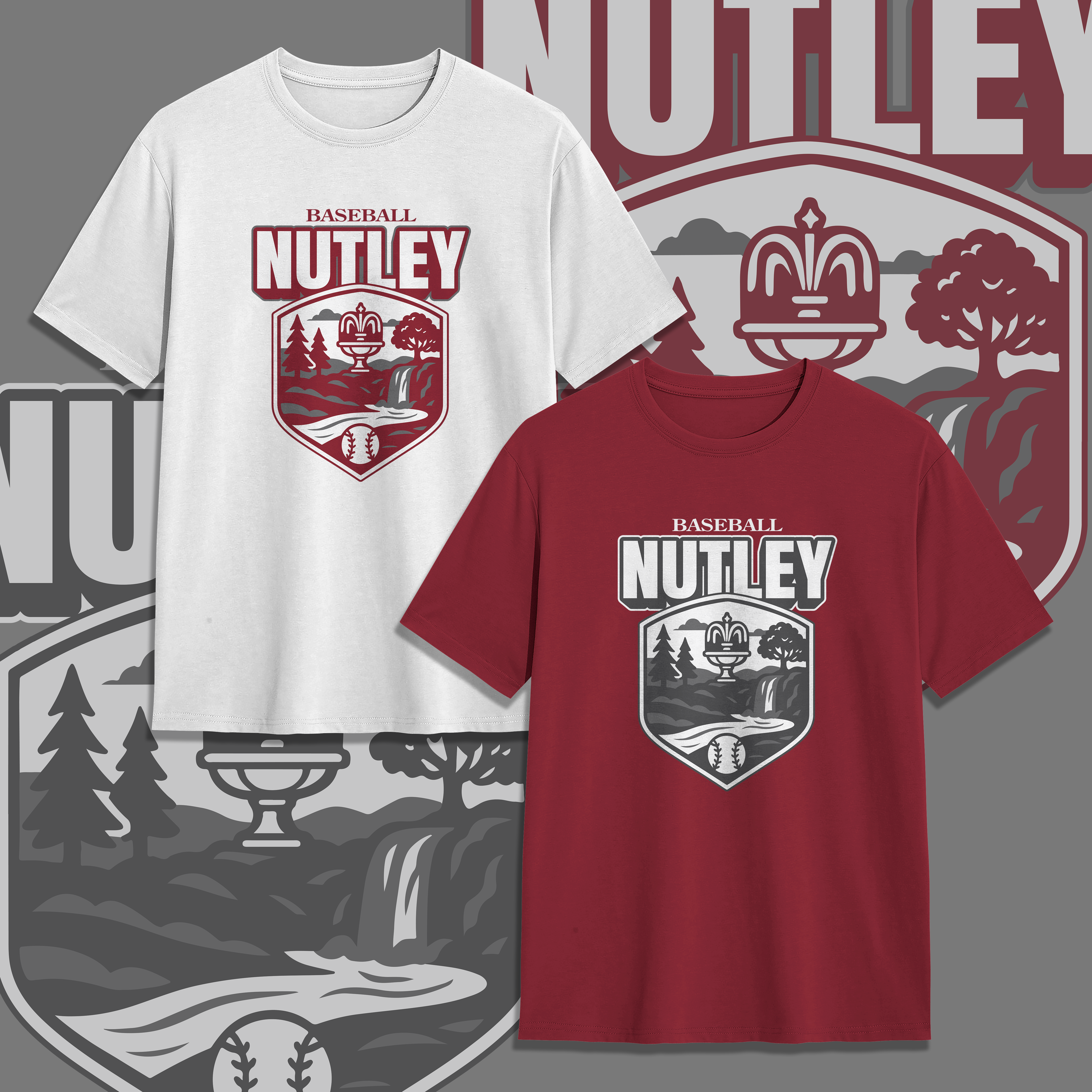 Design de T-shirt par V FOUR DESIGN pour Nutley High School Baseball Booster Club | Design #35973621