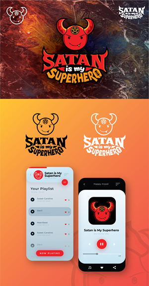 Podcast Logo Suite &amp; Branding for 'Satan Is My Superhero'